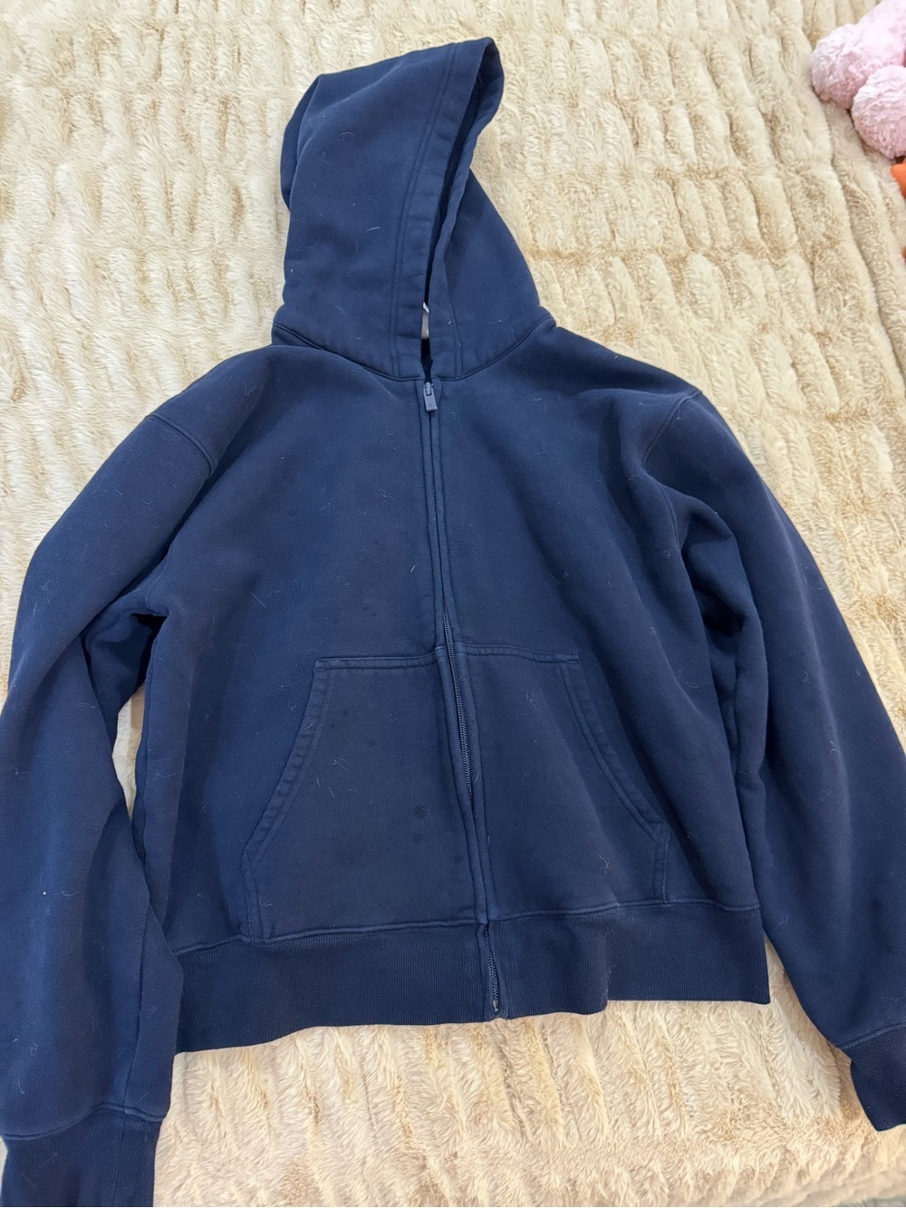 ARITZIA TNA COZY FLEECE PERFECT ZIP HOODIE